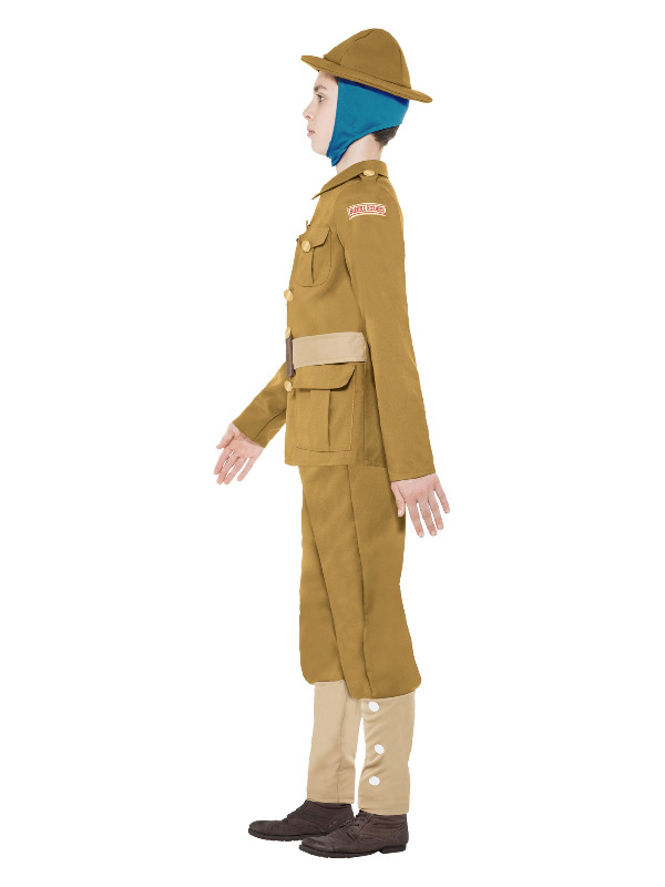Horrible Histories Boys Fancy Dress Tudor WW1 Soldier Kids Book Week Costumes 