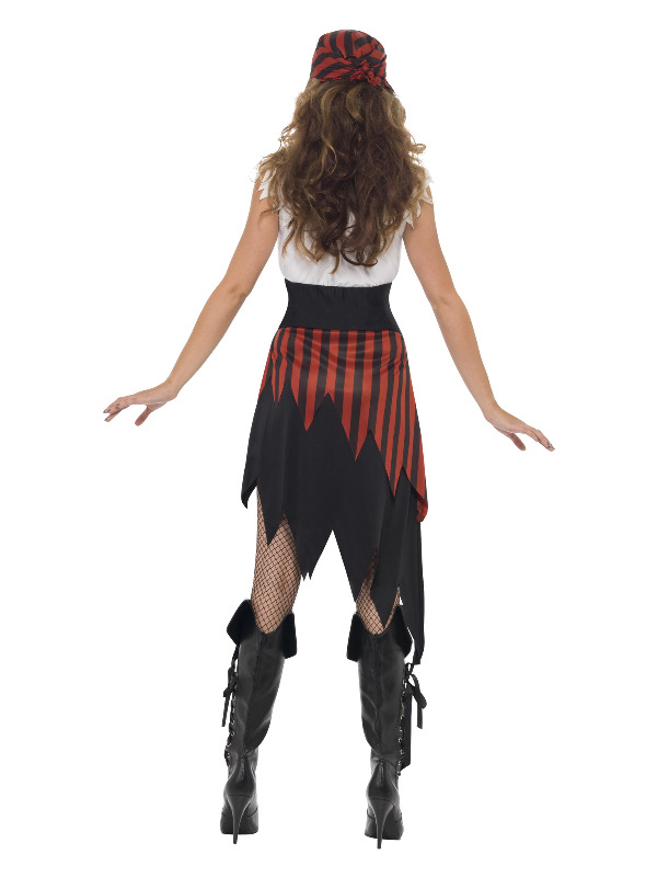 Pirate Wench Costume, Black - Picture 3 of 13