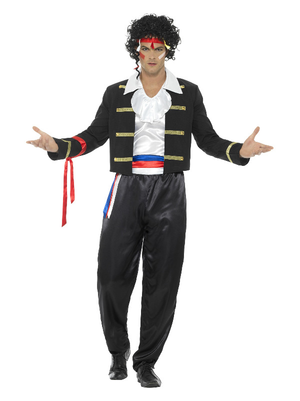 80s New Romantic Costume, Black - Picture 3 of 11