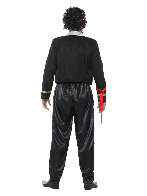 80s New Romantic Costume, Black - Picture 4 of 11