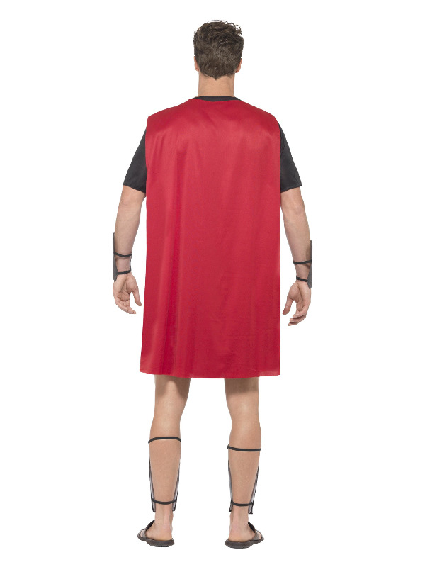 Roman Gladiator Costume, Black - Picture 3 of 13